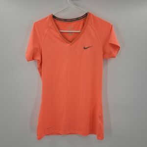 Fitted Nike Orange Short Sleeve Tee